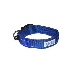 Baydog Tampa Bay Dog Collar - Baydog Blue - Medium (15.5-17.7)