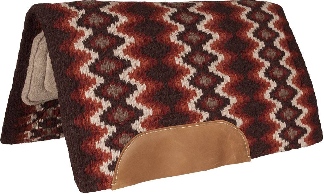Mustang Mohair Woven Navajo Blanket with Tan Wool Bottom