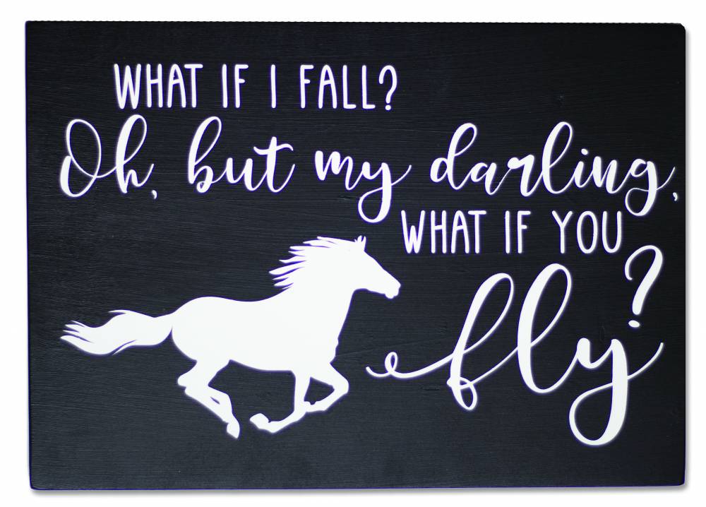 What If I Fall Oh But My Darling What If You Fly Wall Decor