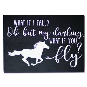 What if I Fall? Oh But My Darling What if You Fly? Wall Decor