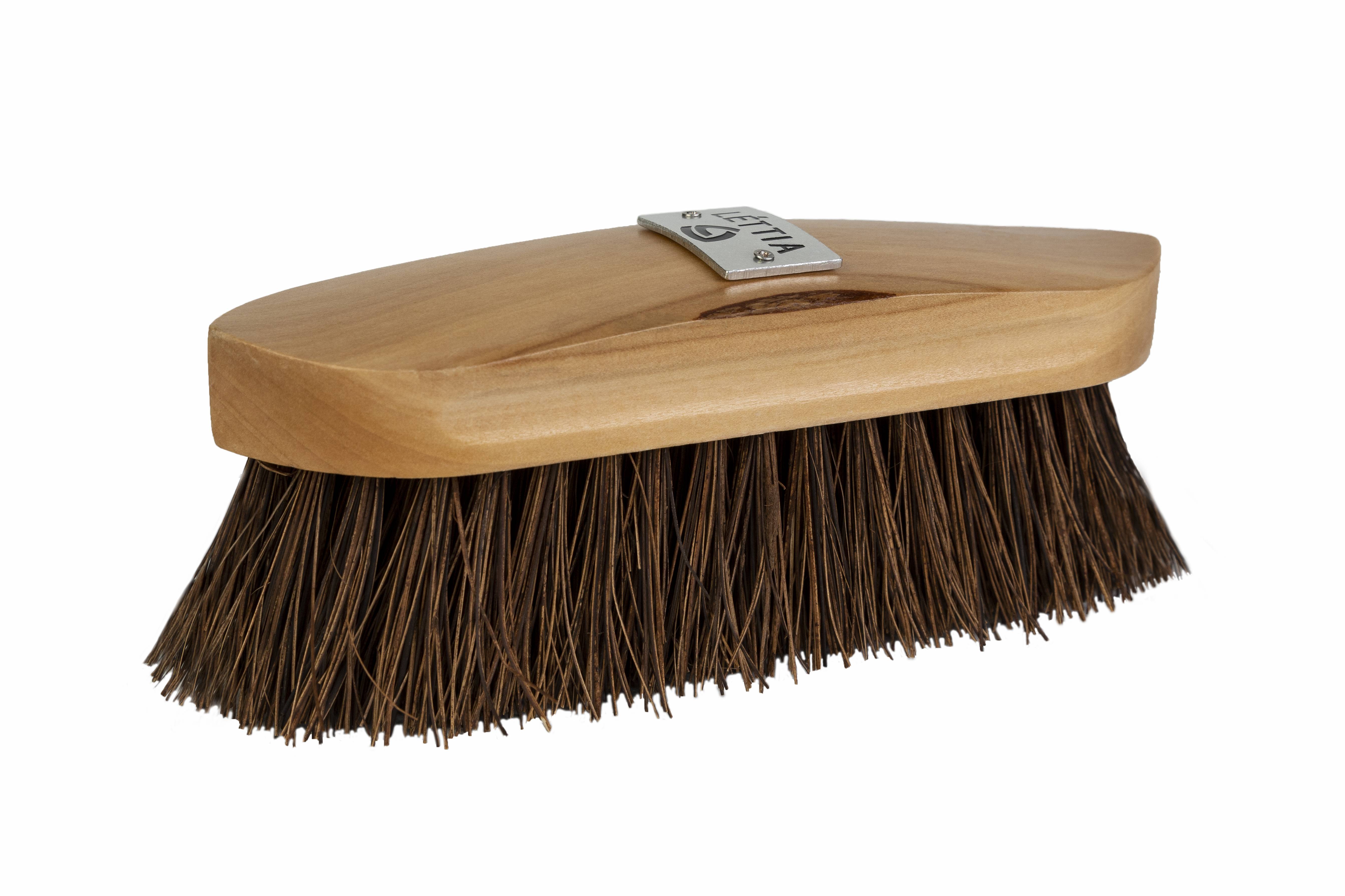 Lettia Collection Mud Brush with Wood Back