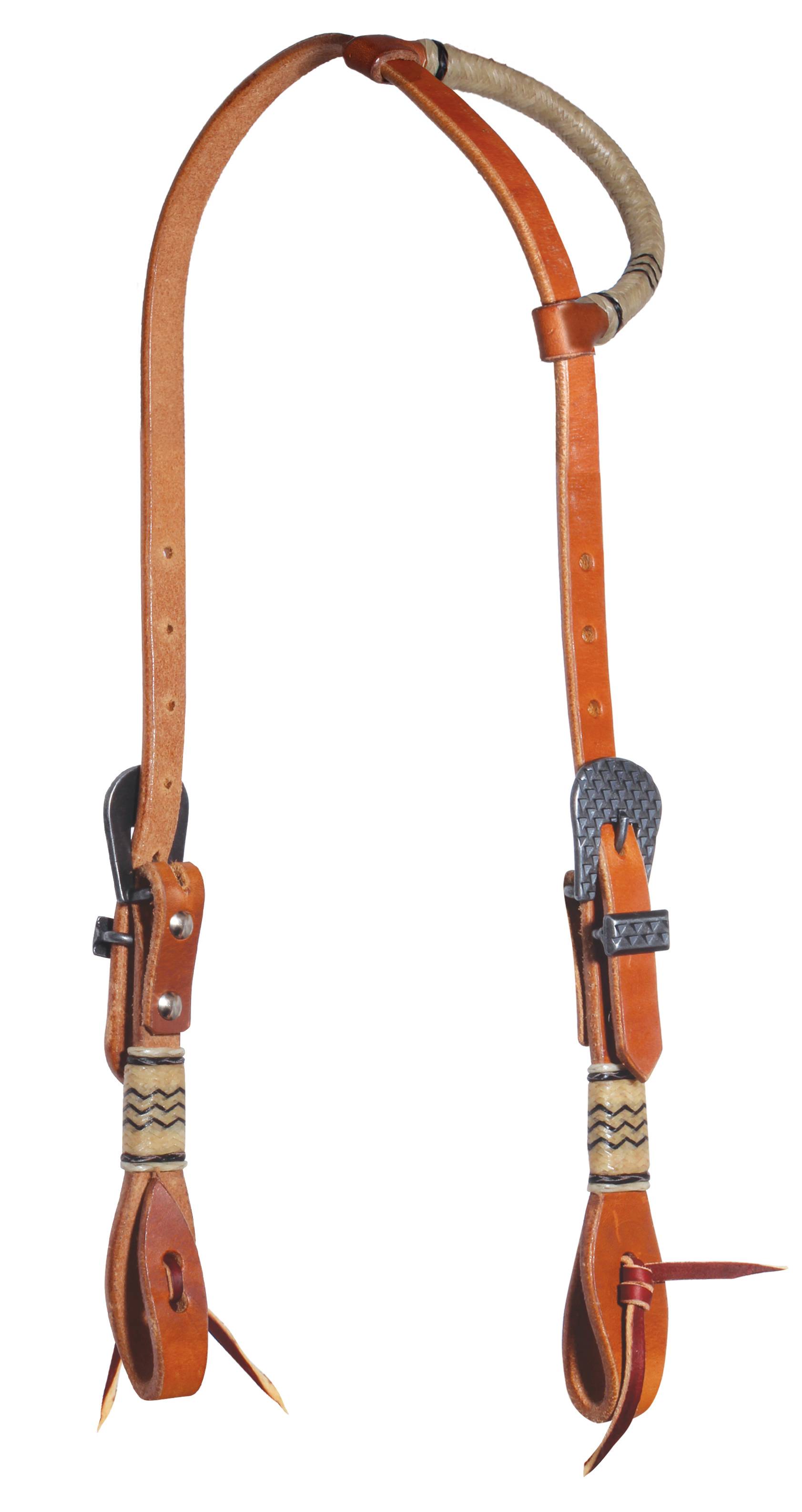3P1000N Professionals Choice Round Ear Headstall With Rawh sku 3P1000N
