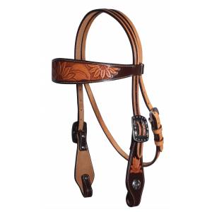 Professionals Choice Sunflower Browband Headstall