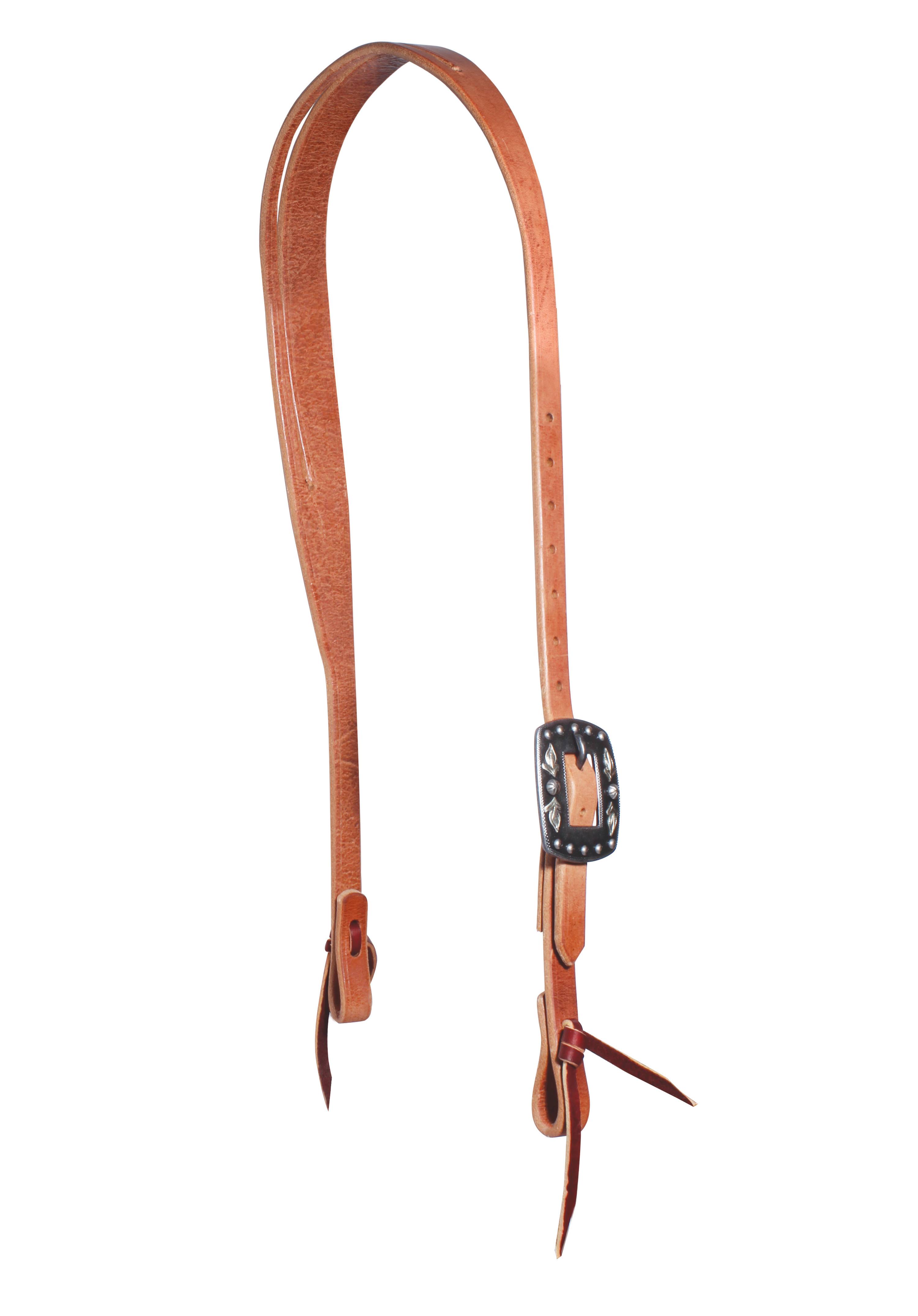Schutz By Professionals Choice Durango Headstall With Feather Buckle