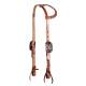 Schutz By Professionals Choice Spotted Sliding-Ear Headstall - Arrow Buckle