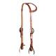 Schutz By Professionals Choice Spotted Sliding-Ear Headstall - Stainless Steel Buckle