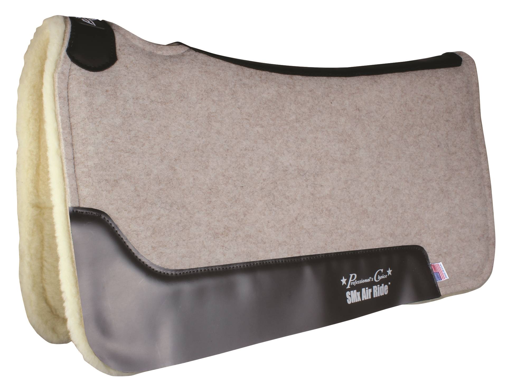 Photos - Equestrianism Professionals Choice Cowboy Felt Smx Airride Saddle Pad Roper Tan CFRD-TAN