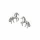 AWST Int'l  Sterling Silver Mini Horse Earrings