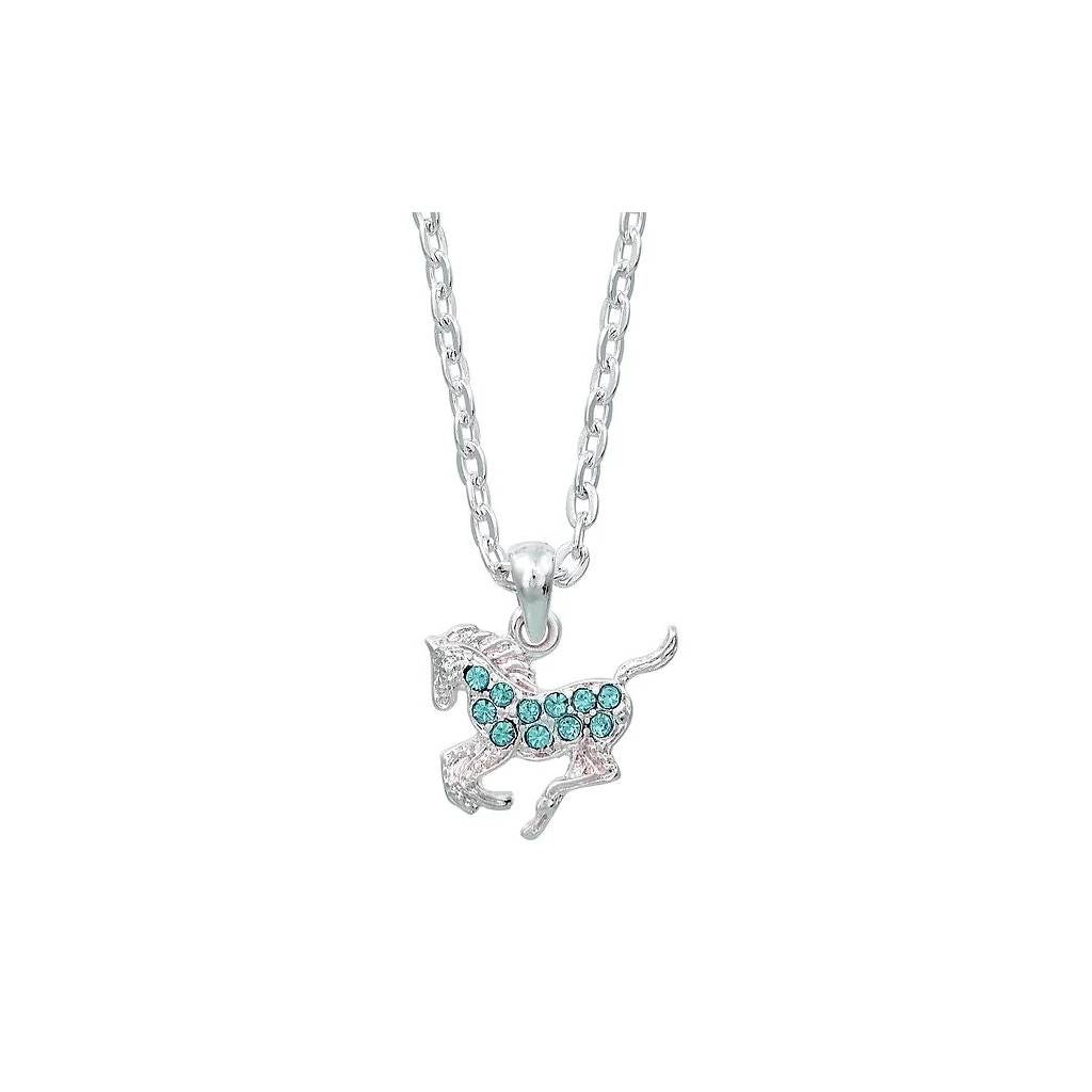 AWST Int'l Precious Pony Necklace with Horse Head Gift Box