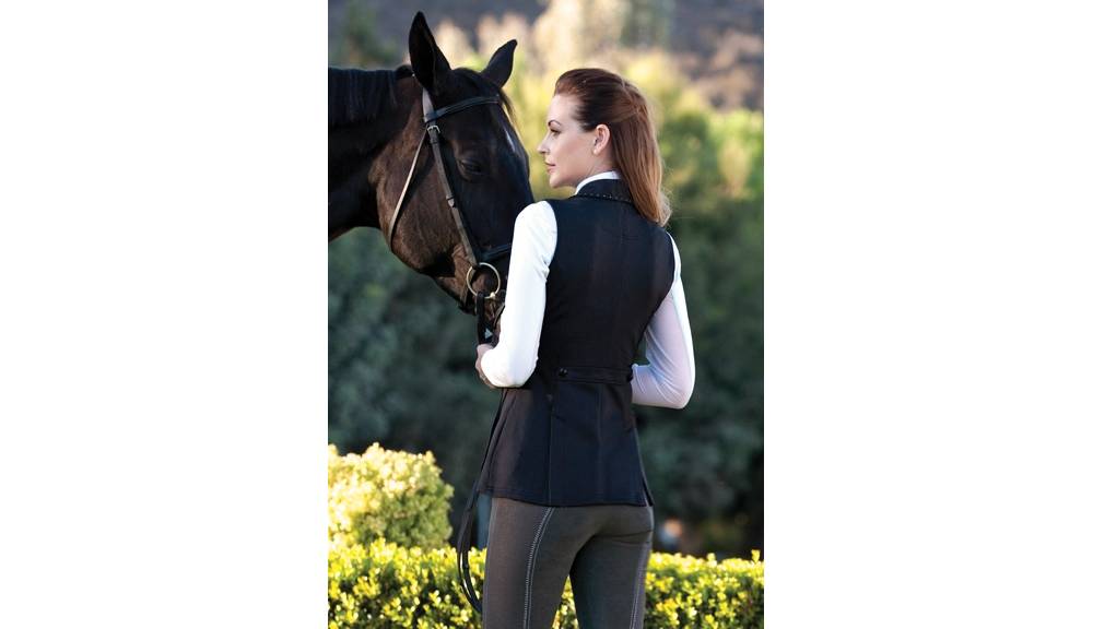 Romfh Ladies Bling Dressage Show Vest HorseLoverZ