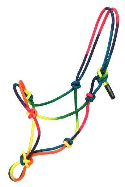 Tough-1 Multi-Colored Rope Halter