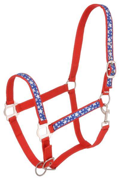 Tough-1 Horse Halter Satin With Ribbon