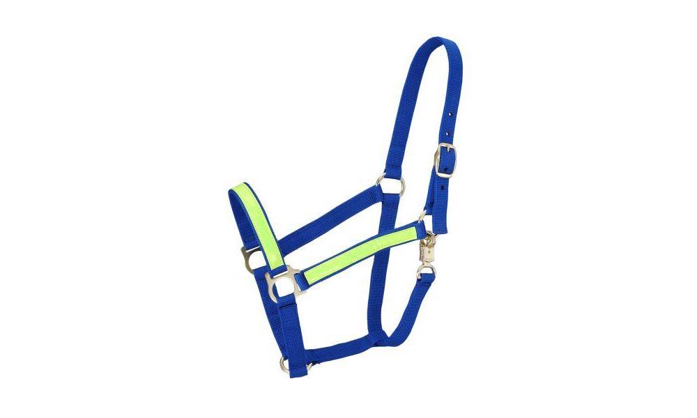 Tough1 Reflective Nylon/Poly Horse Halter HorseLoverZ