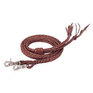 Weaver Round Braided Latigo Split Reins