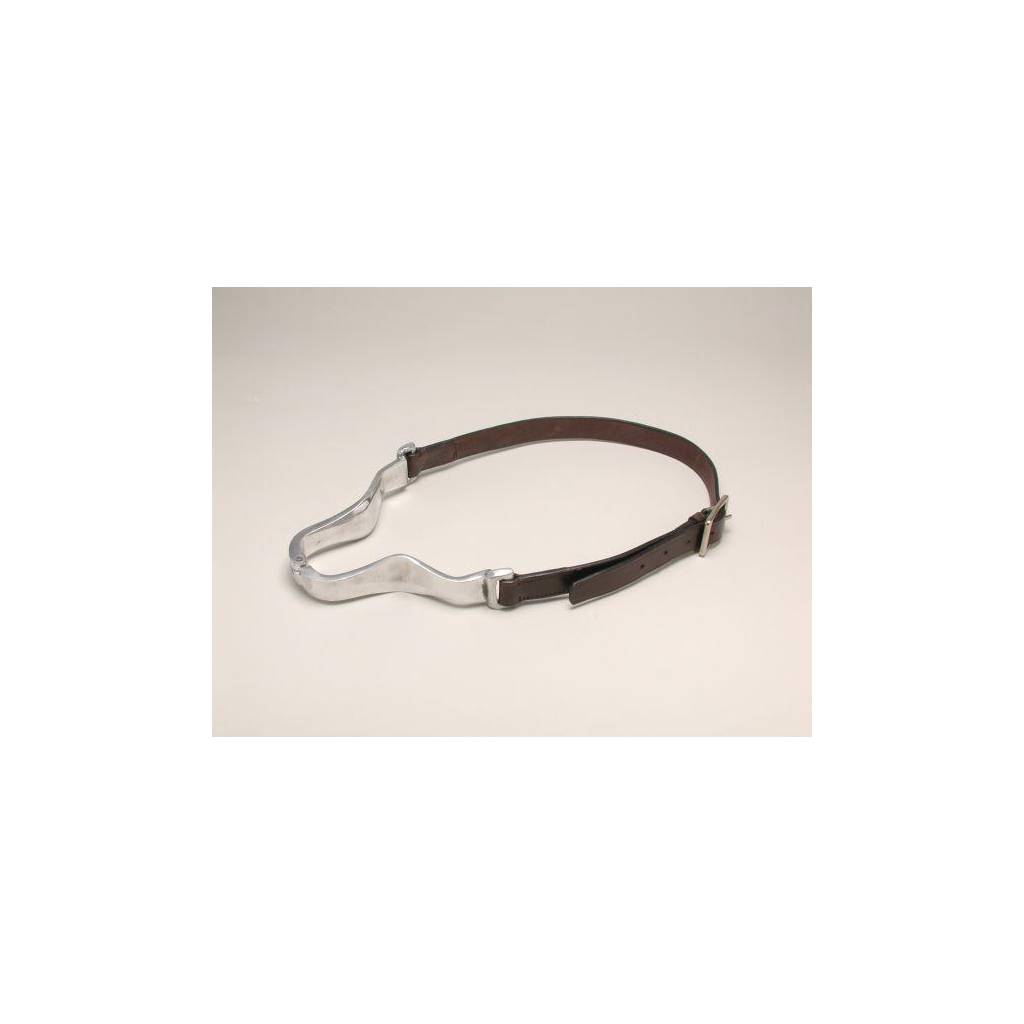 Tough-1 Aluminum Hinge Cribbing Collar with Leather Strap