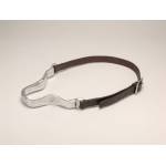 Tough-1 Aluminum Hinge Cribbing Collar with  Leather Strap