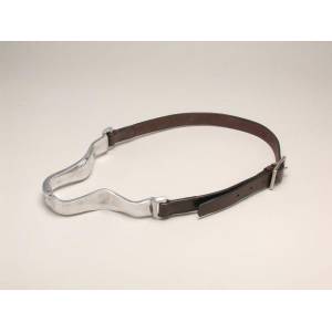 Tough-1 Aluminum Hinge Cribbing Collar with  Leather Strap