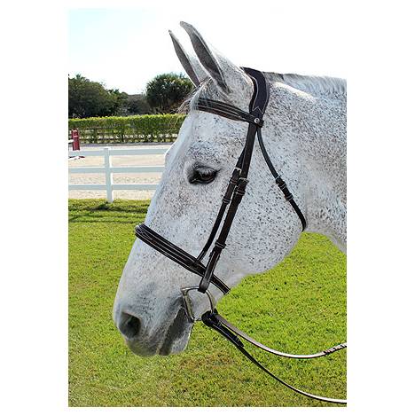 Henri de Rivel Pro Stress Free Fancy Bridle With Patent Piping