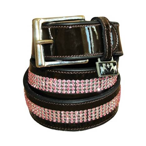 Equine Couture Bling Patent Leather Belt