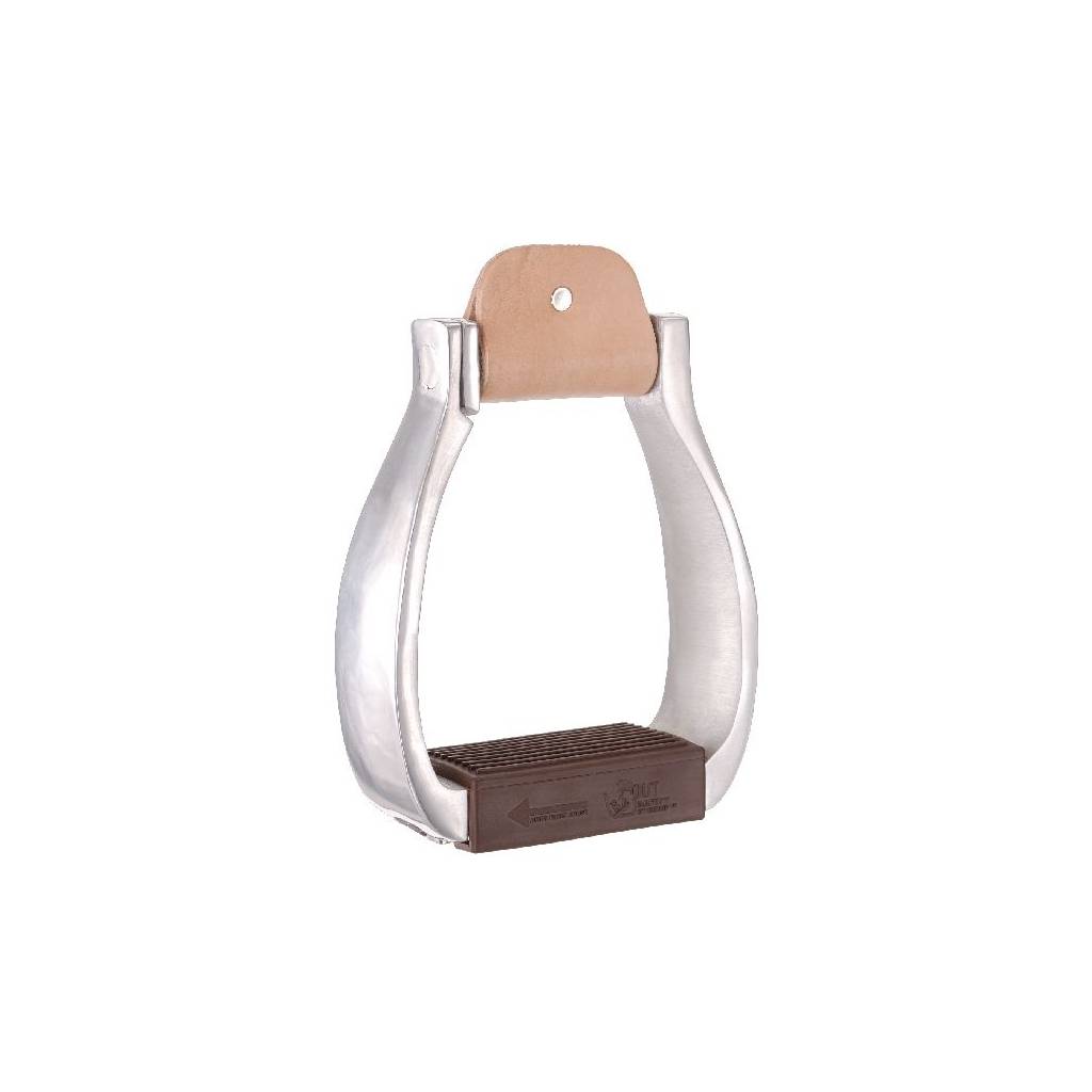 Tough-1 Aluminum Breakaway Stirrup - Adult