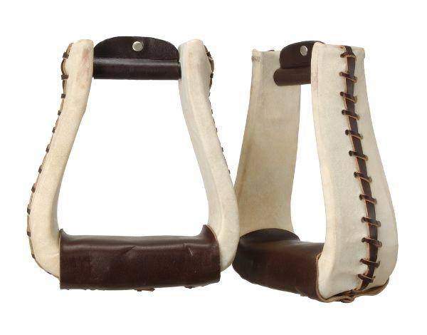 Royal King Rawhide Deep Roper Stirrups