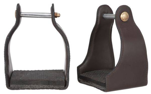 Royal King Leather Covered Endurance Stirrup