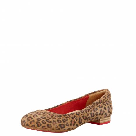Ariat Ladies Audrey Shoes - Cheetah/New Year Red