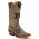 Nocona Boots Ladies University Missouri Branded Cowboy Boots