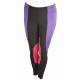Kerrits Ladies Flow Rise Performance Tight - Violet/Black