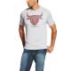 Ariat Men's Bull Strong Tee - Athletic Heather