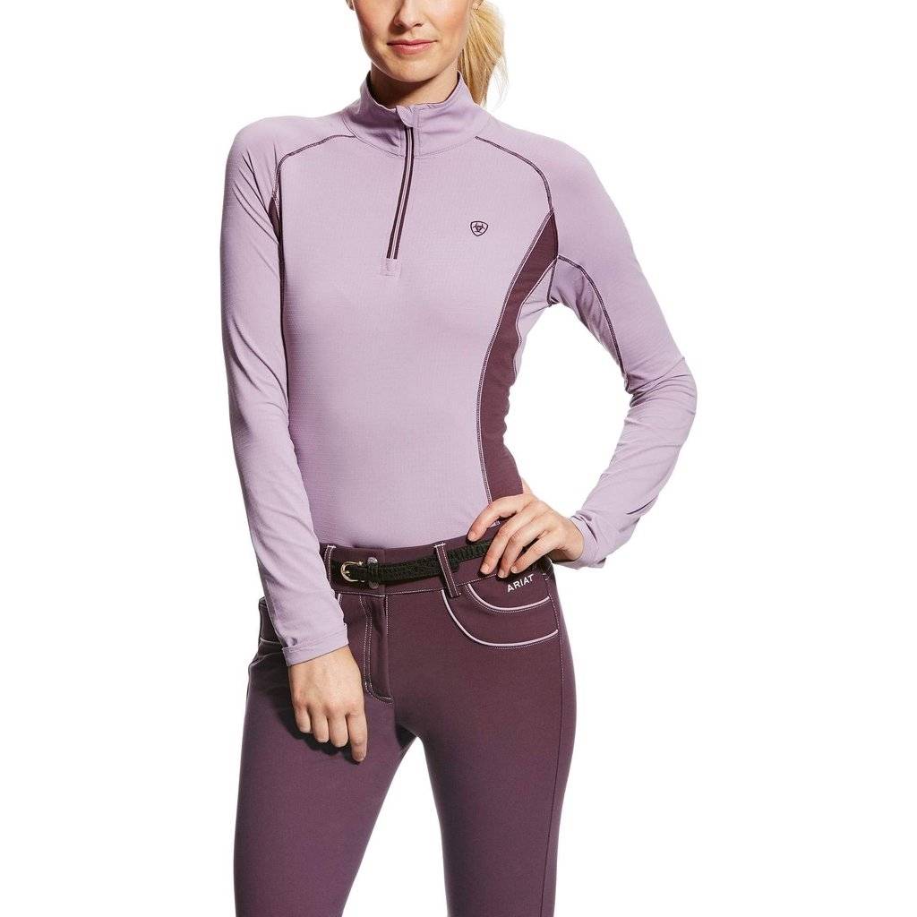 Ariat Ladies Tri Factor 1/4 Zip Sun 