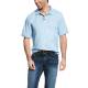 Ariat Mens Links II Polo  - Ghost Blue