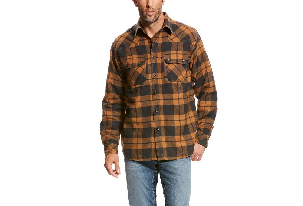 Ariat Mens Wakeman Retro Shirtjack - Copper Oxide | HorseLoverZ