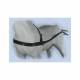 Axeville Mini/Pony Black Leather Breast Collar