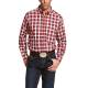 Ariat Mens Elzerman Flannel Stretch Classic Fit Long Sleeve Shirt
