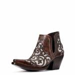 Ariat Ladies Dixon Glitter Boots 7 B Brown