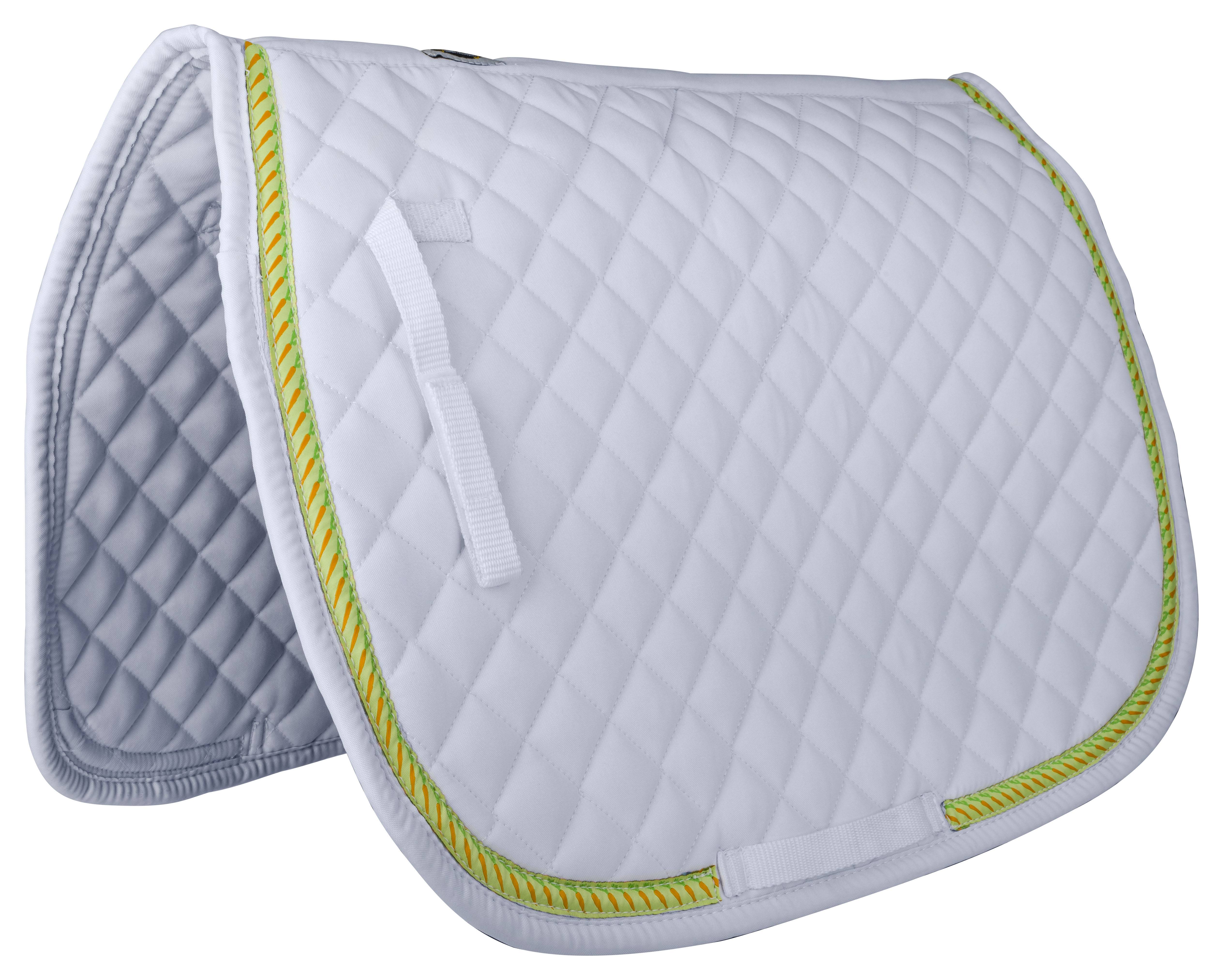 Gatsby Ribbon All-Purpose Saddle Pad- Carrots