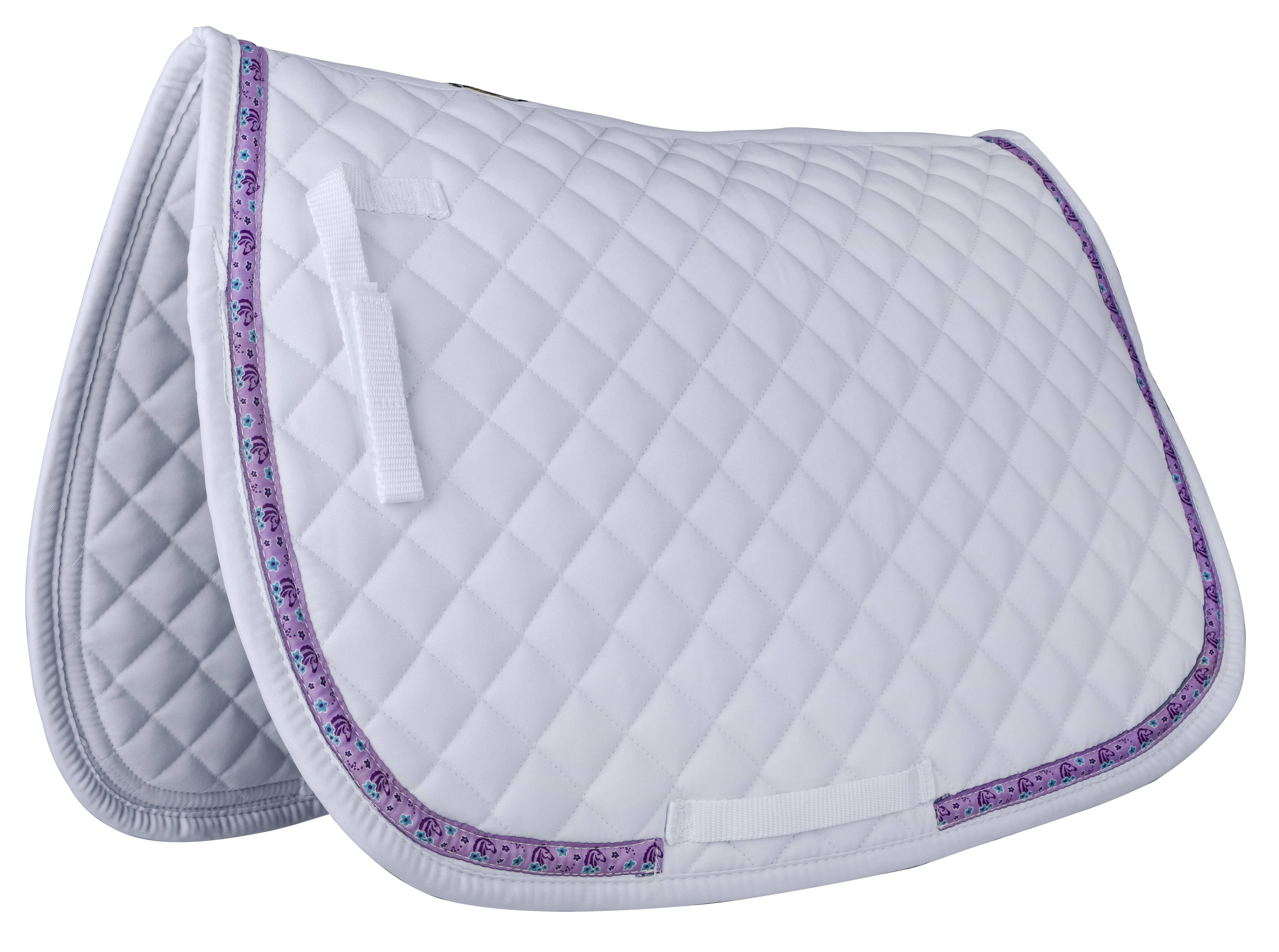 Gatsby Ribbon All-Purpose Saddle Pad- Horse Head
