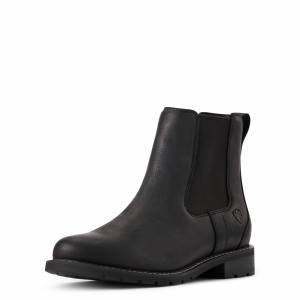 Ariat Ladies Wexford Waterproof Chelsea Boots - Black - 8.5B