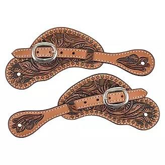 Circle Y Texas Flower Classic Spur Straps