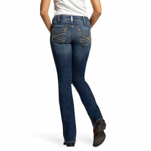 Ariat Ladies R.E.A.L. Mid Rise Stretch Entwined Boot Cut Jeans