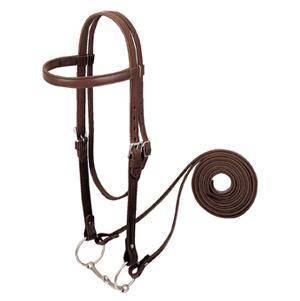 WEAVER LEATHER ENGLISH BRIDLE LEATHER SLOBBER STRAPS, 2 x 17