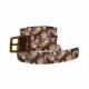 C4 Belt Dog Camo Desert Belt with Brown Buckle Combo