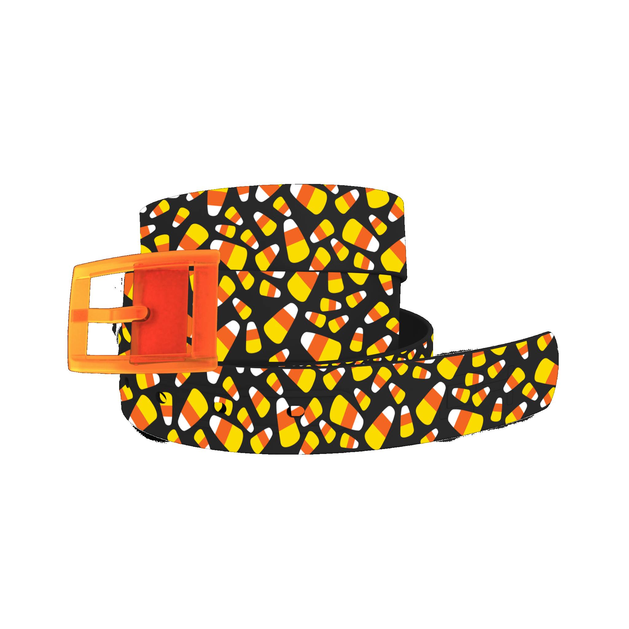 C4 Belt Candy Corn Belt with Orange Buckle Combo
