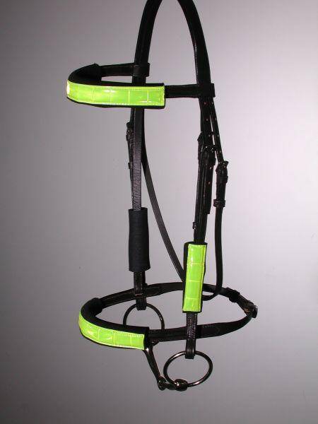 Tough-1 Reflective 4-piece Halter/Bridle Tubing Kit