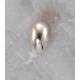 Joppa Shiny Silver Plain Bead