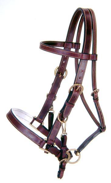 73-9800-7-0 Australian Outrider Collection Leather Bridle/ Hal sku 73-9800-7-0