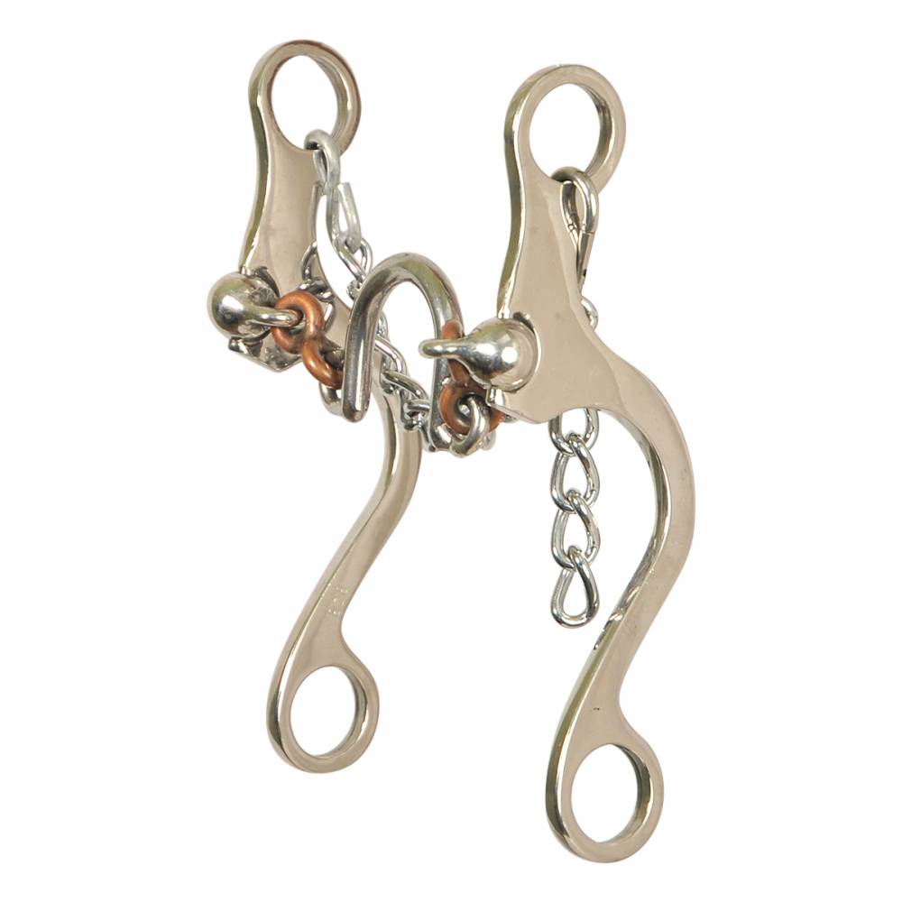 Reinsman XS Cavalry Copper Chain Port Bit HorseLoverZ