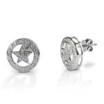 Kelly Herd Small Star Earrings - Sterling Silver