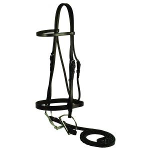 MEMORIAL DAY BOGO: Gatsby Flat Snaffle Bridle - YOUR PRICE FOR 2